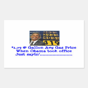 Gaspomp Sticker om te protesteren tegen hoge gaspr