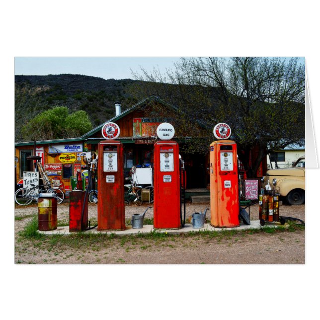  gaspompen in New Mexico (Voorkant Horizontaal)