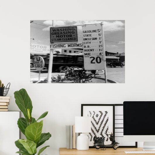 GASPRIJZEN POSTERS & CANVAS REPRINTS - ART (Thuiskantoor)