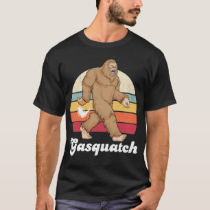 Gasquatch Funny Bigfoot Farting Gassy Sasquatch Fa T-shirt