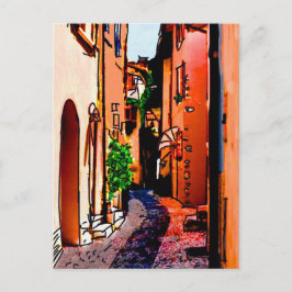 Gasse in Malcesine Briefkaart