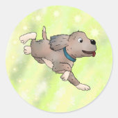 Gassi Ronde Sticker (Voorkant)