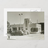 Gasstation Briefkaart (Voorkant / Achterkant)