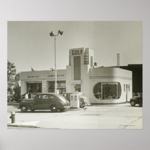 Gasstation Poster