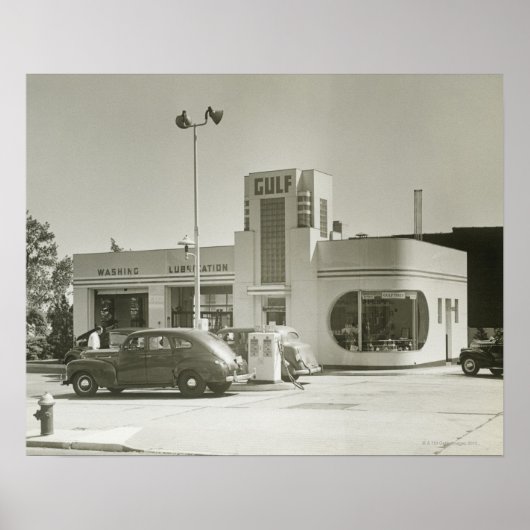 Gasstation Poster (Voorkant)