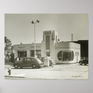 Gasstation Poster