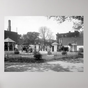 Gasstation van 1920 poster