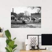 Gasstation van 1920 poster (Thuiskantoor)