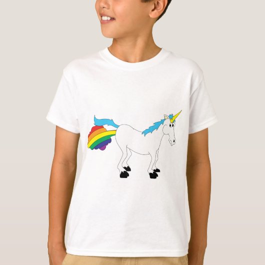 Gassy Unicorn T-shirt (Voorkant)
