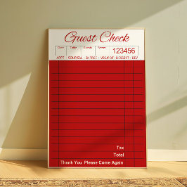 Gast Check Wall Art, keuken esthetische trendy Poster