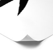 Gast, Daring, Courage poster voor kalligrafie (Hoek)