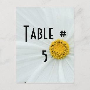 Gast Tafel Nummer Briefkaart