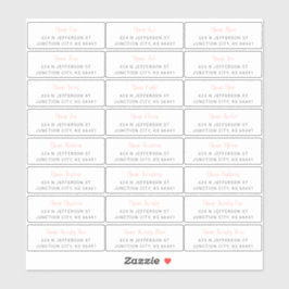 GastAdresetiketten Sticker