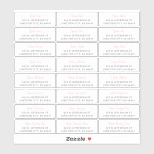 GastAdresetiketten Sticker