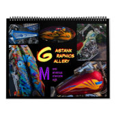 Gastank Graphics Motorcycle - verfkunst Kalender (Hoes)