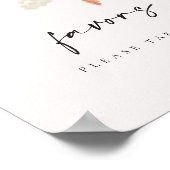 Gastbeugels Gold Pampas Grass Wedding C100 Poster (Hoek)