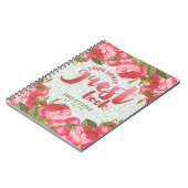 Gastboek met witte en groene kant Vrijgezellenfees Notitieboek (Linkerzijde)