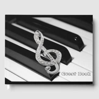 Gastboek muziek piano gastenboek