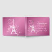 Gastboek Quinceanera Party Paris Pink Gastenboek (Volledig)
