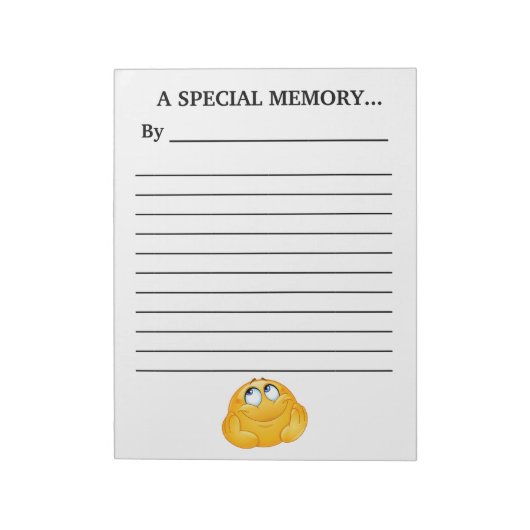 Gastboekgeheugennotitiepad Notitieblok (Gedraaid)
