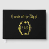 Gasten van de Nacht | Gotisch Gastboek Gastenboek (Voorkant)