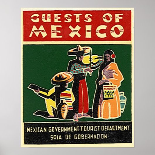 gasten van mexico poster (Voorkant)