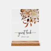 Gastenboek Herfst Acryl bord (Voorkant)