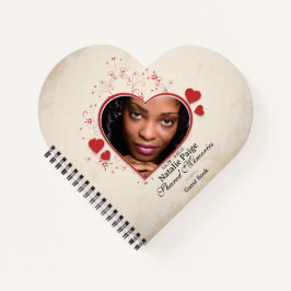  gastenboek met een hartsthema notitieboek