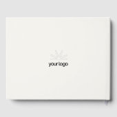 Gastenboek met logo hostel bed & ontbijt info (Achterkant)