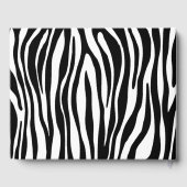 Gastenboek met zebraprint (Achterkant)