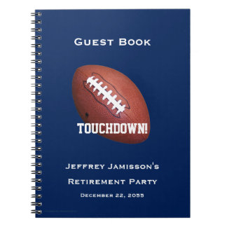 Gastenboek van de Pensioenpartij, Football, aanraa Notitieboek