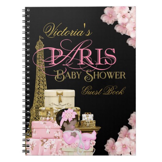 Gastenboek van het Baby shower Notitieboek (Voorkant)