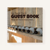 Gastenboek voor bezoekers bij The Sugar Shack Notitieboek (Voorkant)