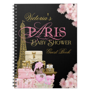 Gastenboek voor Paris baby shower Notitieboek