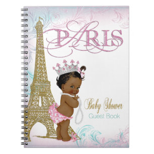 Gastenboek voor Paris baby shower Notitieboek