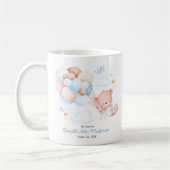 Gastencadeau met Waterverf Teddy voor Boy Baptism Koffiemok (Links)