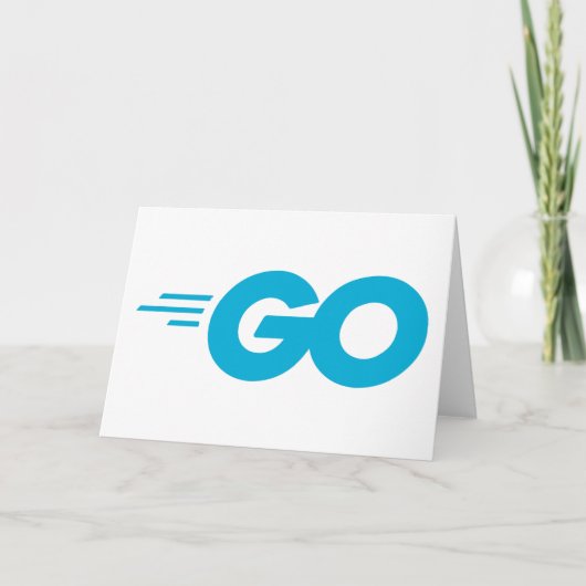 GasterLogo (Go Programming Language) Kaart (Voorkant)