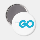 GasterLogo (Go Programming Language) Magneet (Voorkant / Achterkant)