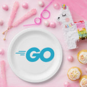 GasterLogo (Go Programming Language) Papieren Bordje (Feest)