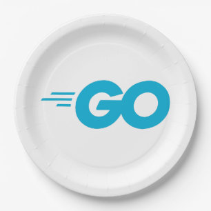 GasterLogo (Go Programming Language) Papieren Bordje