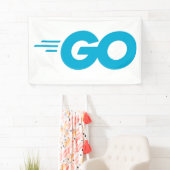 GasterLogo (Go Programming Language) Spandoek (Insitu)