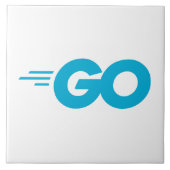 GasterLogo (Go Programming Language) Tegeltje (Voorkant)