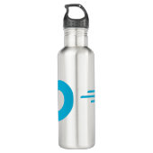 GasterLogo (Go Programming Language) Waterfles (Achterkant)
