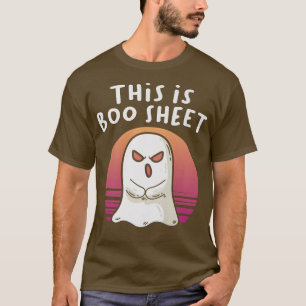  gastheer Dit is Boo Sheet Costume Halloween T-shirt