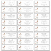 Gastmoderne Adresetiketten Sticker (Voorkant)