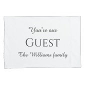 Gastmonogrammen kussenslopen (Voorkant-Rechts)