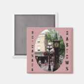 Gastown, Vancouver BC, Canada Souvenir Magnet Magneet (Voorkant / Achterkant)