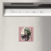 Gastown, Vancouver BC, Canada Souvenir Magnet Magneet (Insitu (Vaatwasser))