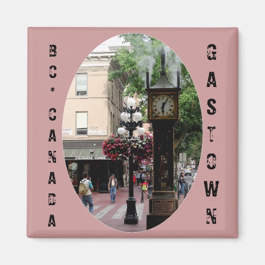 Gastown, Vancouver, C.-B., Canada Magnet souvenir (Devant)