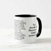 Gastro-enteroloog Bedankt Bericht Mok (Voorkant rechts)